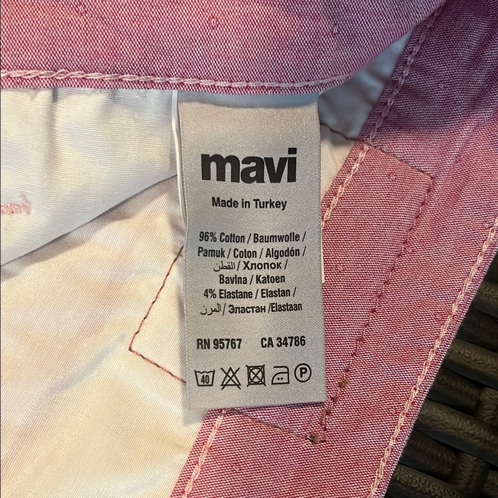 Mavi Rose Cotton-Blend Trousers